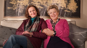 Kolleginnen am Set: Irene Fischer und Marie-Luise Marjan (r).