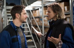 Jack (Cosima Viola) ist sauer: Warum hat Timo (Michael Baral) seine Vaterschaft so lange verheimlicht.