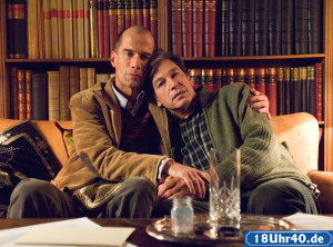 Lindenstraße: Carsten (Georg Uecker, l) ist entschlossen, Gert (Günter Barton) auf seinem letzten Weg zu begleiten.